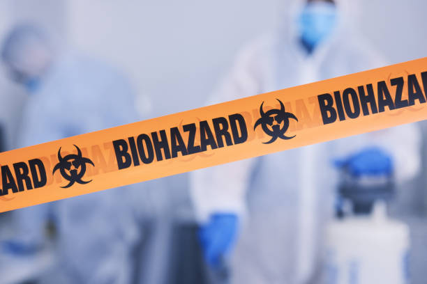 Professional Biohazard Cleanup technician working in Mansfield, AR